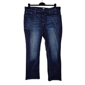 Lee Riders Midrise Straight Dark Wash Womens size 16P 16 Petite